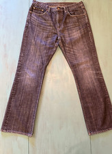Banana Republic Men's 078 BR Relaxed Fit Bootcut Blue Denim Jeans- 34x32