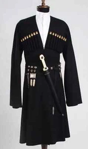 Traditional Georgian Chokha Coat with Bullet Holders | New Reproduction - Picture 1 of 4