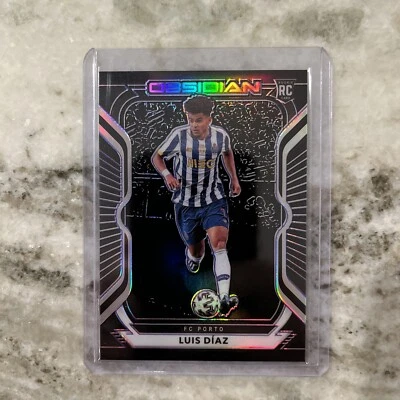 Luis Diaz RC Rookie Card  70/75 FC Porto Bayern Panini Obsidian Soccer 2020 - Image 1 of 2