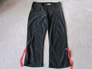 Nike DRI FIT Women's black red dance fitness pants S  - Picture 1 of 4