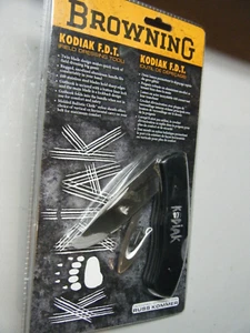 New In Package Browning Kodiak F.D.T. Knife Drop Point, Hide Cutter - Picture 1 of 5