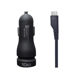 Cable cargador de alta velocidad tipo C adaptador USB para coche para Android 12V 24V todos los modelos - Imagen 1 de 8
