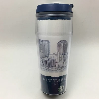 Starbucks Pittsburgh City Architecture Skyline 16oz Insulated Travel Tumbler - Image 1 of 4