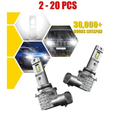 9006 Bombilla Faro LED Blanco Brillante Conversión 2-20X 6500K Universal Plug&Play Foto 1 de 4
