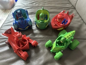 PJ Masks Catboy, Gecko, Eulette Fahrzeuge Mit Figuren - Bild 1 von 6