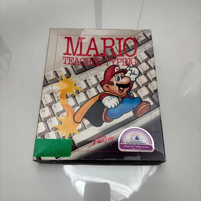 Vintage 1992 Interplay Productions Nintendo Mario Teaches Typing IBM Tandy Game - Image 1 of 4