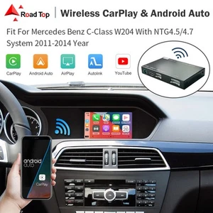 Kit de módulo automático inalámbrico Carplay Android para Mercedes Benz Clase C W204 NTG4.5/7 - Imagen 1 de 10