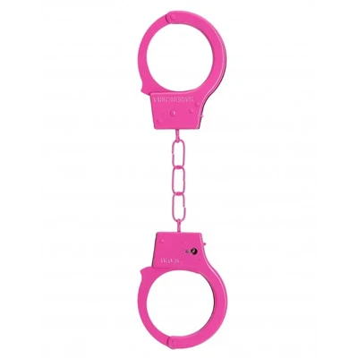 SHOTS Ouch! Beginner's Metal Handcuffs - Pink Foto 1 de 4