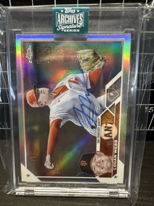 2024 Topps Archives Giants Logan Webb Signature Series Auto 1/2! Only 2! - Picture 1 of 2