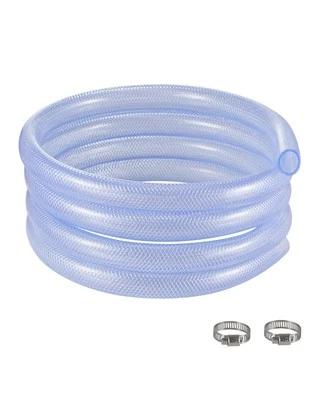 Плетеные прозрачные виниловые трубки VEVOR 3/4 дюйма внутренний диаметр x 19/20 дюйма внешний диаметр 10 футов пластиковые трубки ПВХ - Изображение 1 из 4