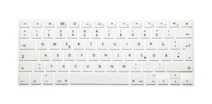 System-S Silicone Keyboard Cover QWERTZ for MacBook Pro MacBook Air gray - Picture 1 of 1