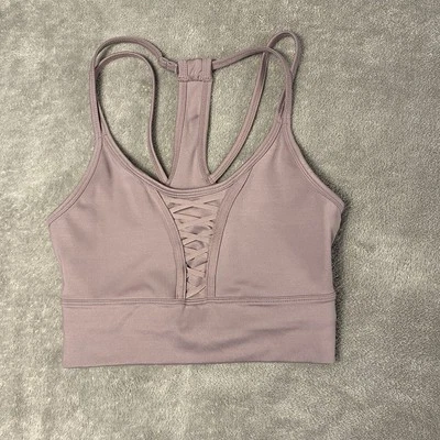 Nike Women’s Sports Bra Lilac Laced Racer back XS - Image 1 of 4