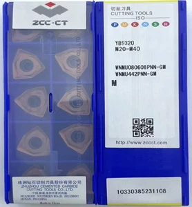 10pcs WNMU080608PNN-GM YB9320 ZCC.CT CNC blade Carbide Inserts Original - Picture 1 of 1