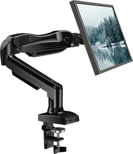 HUANUO Braccio Monitor Singolo 13-32" Supporto Molla Gas VESA Morsetto/Gommino - Foto 1 di 7