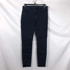 Ann Taylor Womens Size 0 Blue Low-Rise Skinny Leg Cropped Denim Jeans - Picture 1 of 3