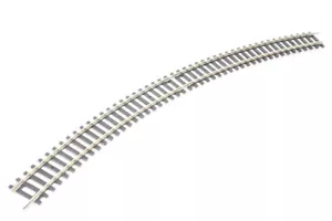 HORNBY R609 3rd RADIUS DOUBLE CURVE NICKEL SILVER THIRD TRACK PIECES SINGLE - Picture 1 of 2