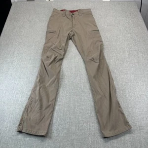 Wrangler Cargo Pants Mens 30x32 Brown All Terrain Gear Nylon Spandex Waistband - Picture 1 of 10