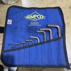 Ampco Safety Tools M-42 10 Piece Sae L-Shape Hex Key Set, M-42 - Picture 1 of 5