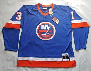 BNWT Billy Smith #31 New York Islanders Mitchell & Ness Jersey - Size 2XL / XXL - Picture 1 of 12