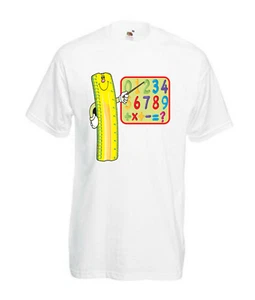 New Kids Men Women World Number Day Math's Day Counting T-Shirt Crewneck Top - Picture 1 of 7