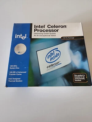 Intel Celeron 2GHz (RH80532NC041256) Processor Vintage New in Box - Image 1 of 3