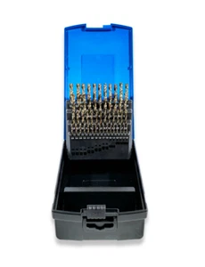 JUEGO DE TALADROS 51 PIEZAS COBALTO TOTALMENTE MOLIDO 1 – 6 MM INCREMENTOS 0,1 MM RDGTOOLS - Imagen 1 de 2