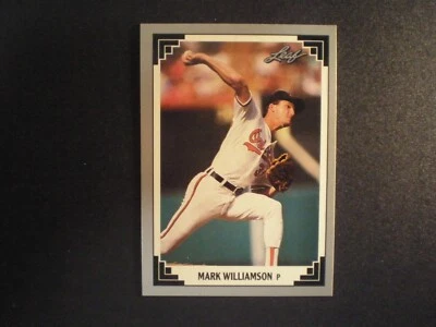 1991 Leaf Baseball Mark Williamson Card # 21 - Image 1 of 2