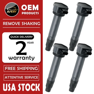 Paquete de 4 bobinas de encendido nuevas para Dodge Jeep Compass 2007-17 2,0 L 2,4 L C1587 UF557 Foto 1 de 4