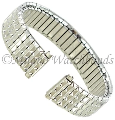 11-14mm Speidel Silver Stainless Steel Twist-O-Flex Ladies Band 2254/02 BOGO! - Image 1 of 4