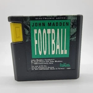 John Madden Football (Sega Genesis, 1990) Game Cart Only - Picture 1 of 3