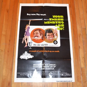 Your Three Minutes Are Up (1973) - original movie poster - Beau Bridges Folded - Picture 1 of 1