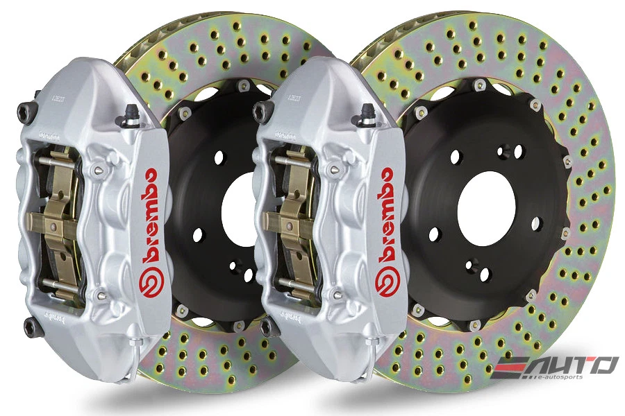 Disco de taladro Brembo Front GT Brake BBK 4Pot Silver 328x28 para Miata MX-5 MX5 16-17 Foto 1 de 1
