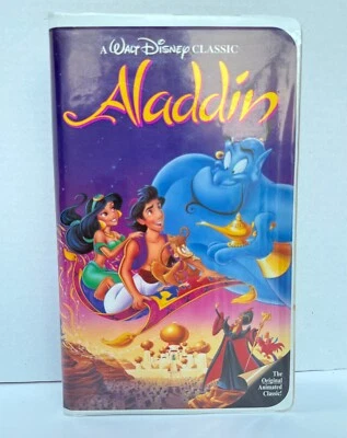 Walt Disney Classics Black Diamond VHS - Aladdin - Image 1 of 4
