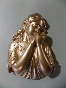 Angel Hanging Wall Plaque Outside Wall Plaque Angel Plaque - Picture 1 of 1