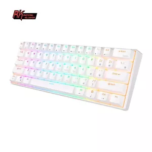 RK ROYAL KLUDGE RK61 61-Keys Mechanical Keyboard Hot Swappable Gaming Keyboard - Picture 1 of 25