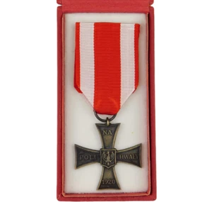 2450 Segunda Guerra Mundial pulido cruz de valor 1920 polonia - Imagen 1 de 6