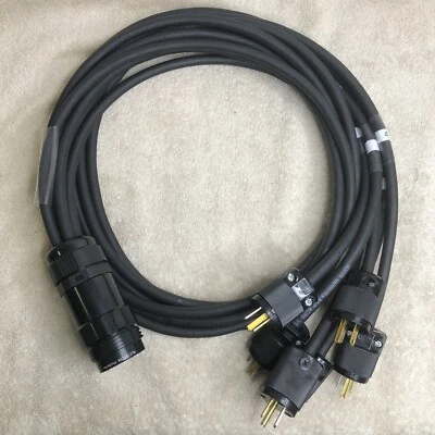 Socapex Power Break-in Cable 19 Pin Female To 6 Edison Male 6ft Breakin Hubbell - Image 1 of 4