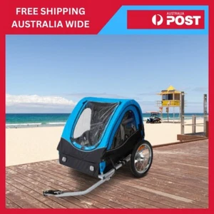 Bike Trailer For Kids 2-Wheeled Child Bicycle Trailer Steel Frame - Picture 1 of 5