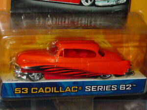 JADA DUB CITY 1953 CADILLAC LOWRIDER COLLECTIBLE CLASSIC CAR -Orange, MIP