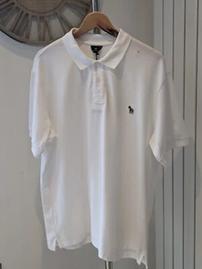 CAMISA POLO BLANCA CON MOTIVO DE CEBRA PS PAUL SMITH TALLA REGULAR XXL NUEVA CON ETIQUETAS PRECIO DE VENTA SUGERIDO POR EL FABRICANTE 85 £ - Imagen 1 de 8
