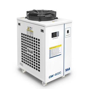 S&A enfriador de agua industrial CW6000 enfriador de agua CO2 manguera láser depósito 15L - Imagen 1 de 10