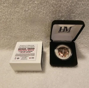 #2562 The GOAT Michael Jordan 6-Time NBA Championship Commemorative Coins NIB - Picture 1 of 5