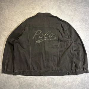 Polo Ralph Lauren Trucket Jacket Mens 4XLT Tall Denim Supply Camo Patch Rare - Picture 1 of 13