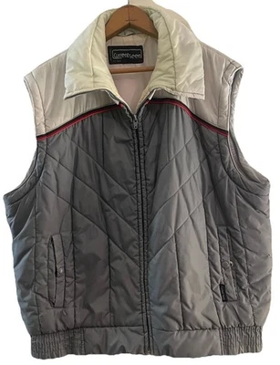 Current Seen Jacket Vest Men’s Large Style 14461 Removable Sleeves Washable 80s - Image 1 of 4