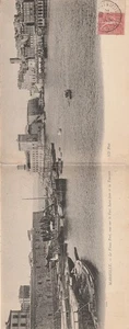 CPA CARTE LETTRE MARSEILLE LE VIEUX PORT - Imagen 1 de 2