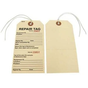 Badger Tag Repair Tag, Pack of 100qty - Picture 1 of 2