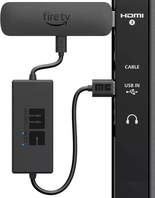 Mission Usb Power Cable For Amazon Fire Tv Eliminates The Need For Ac Adapter - Image 1 of 4