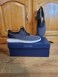 Cole Haan Mens Size 12 Generation Zerogrand Stitchlite Shoes Blk Gry Wht C35960 - Picture 1 of 10