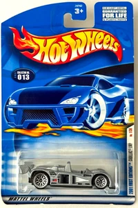 Hot Wheels 2001 #013 Silver First Edition Cadillac LMP Pirelli 1/36 - Picture 1 of 2
