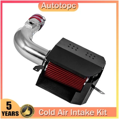 Cold Air Intake Kit + Red Filter 3.5" w/ Heat Shield For 2017-2020 Toyota 86 - Image 1 of 4